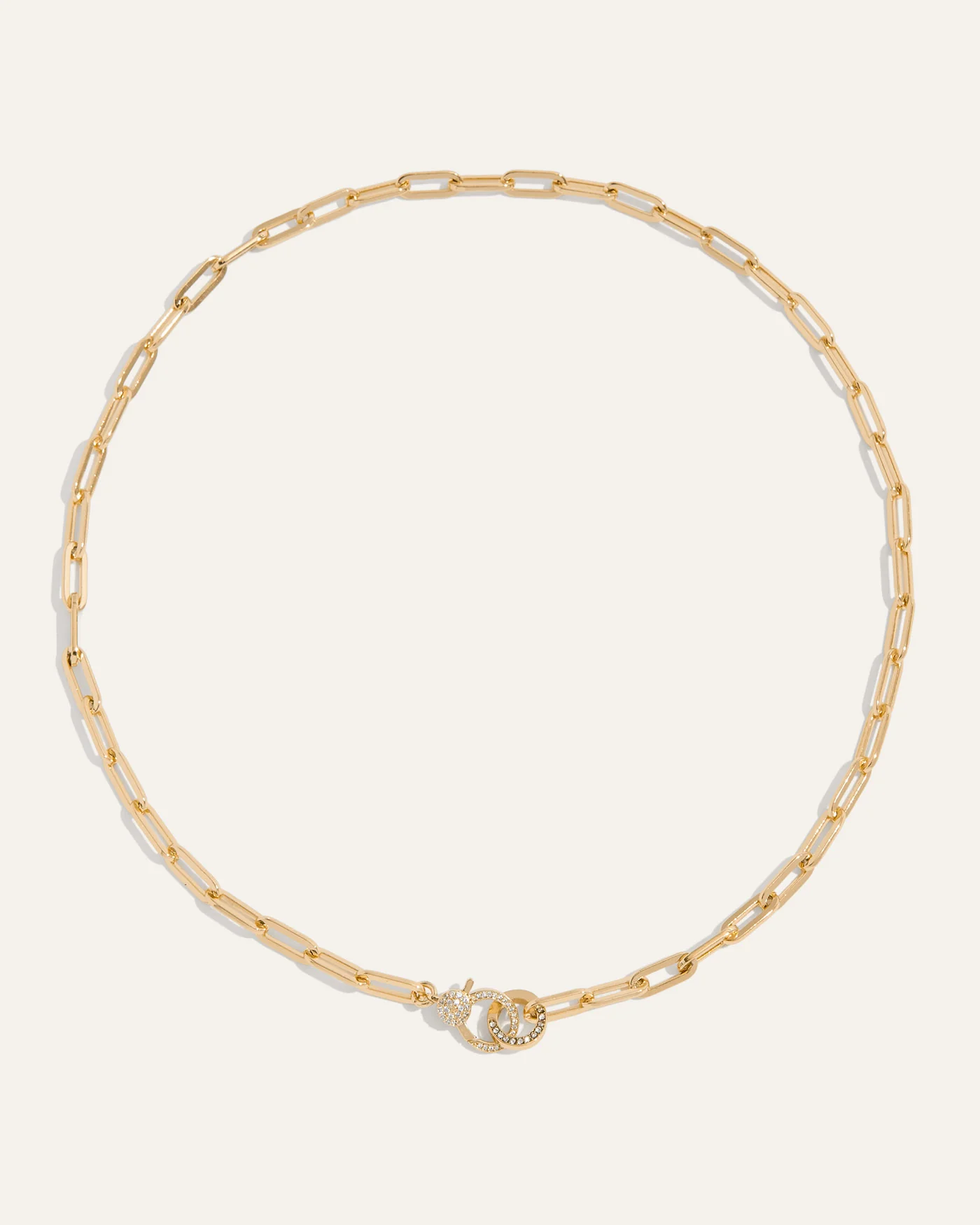 Baby Jane Pave Lariat Convertible Chain - Image 4