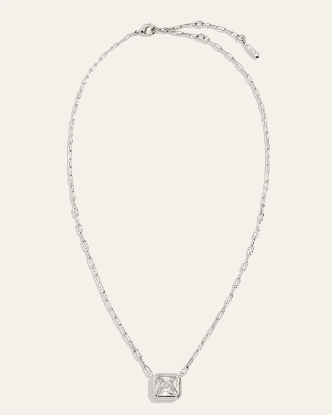 Bezel Set Essential Necklace - Image 4