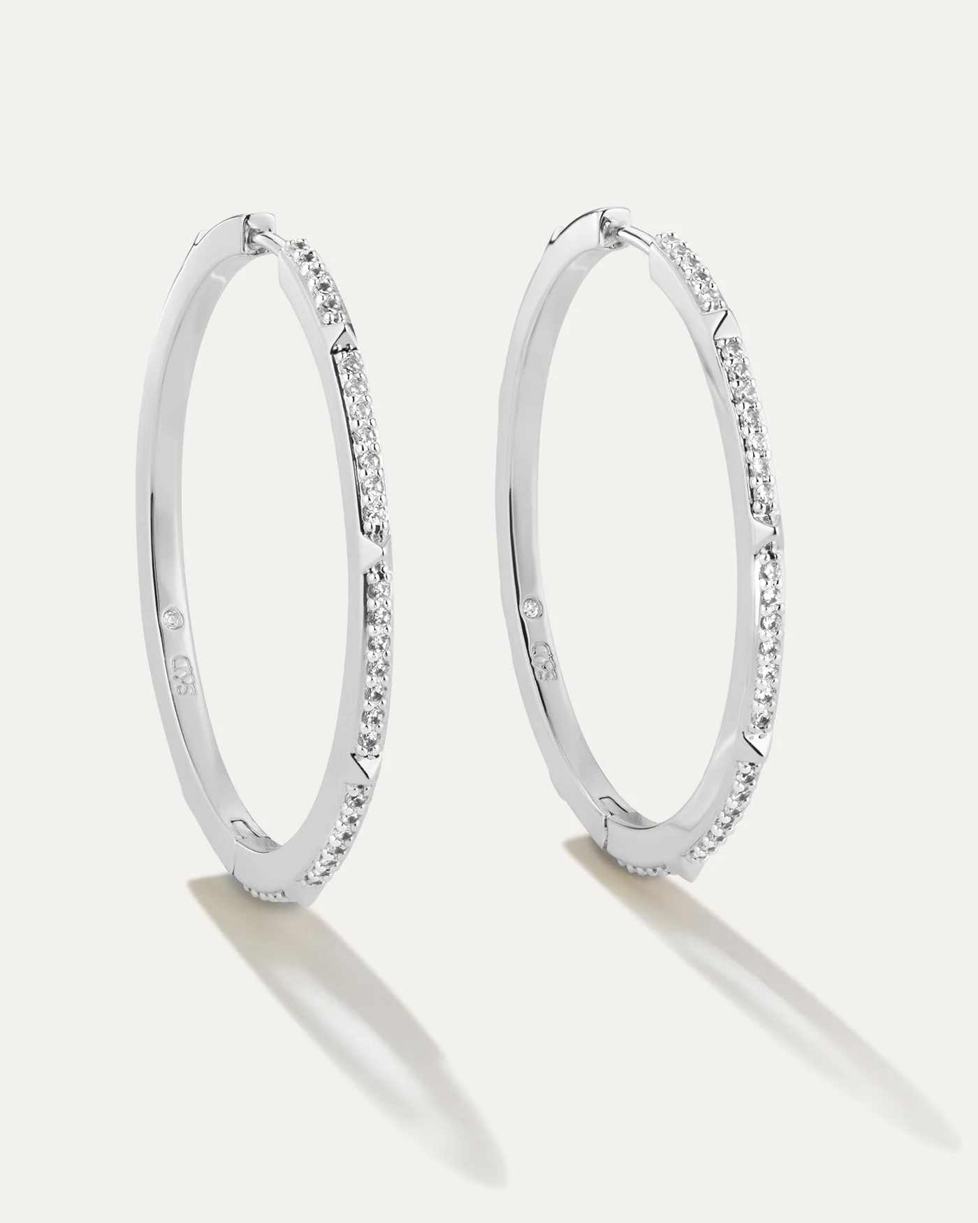 Charlotte Renegade Hoop Earrings | 1.5" - Image 3