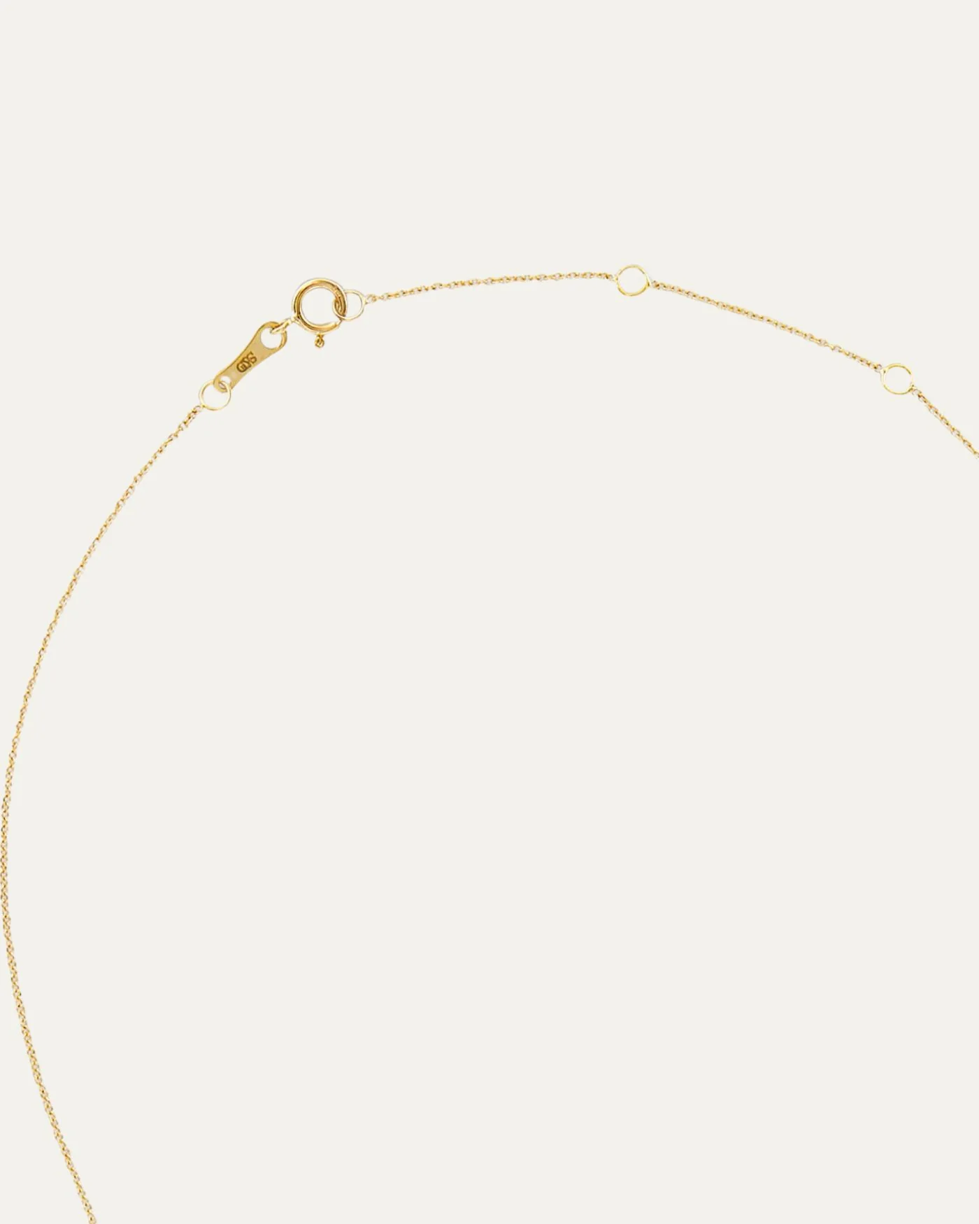 Covet Single Initial 14kt + Diamond Necklace - Final Sale - Image 3