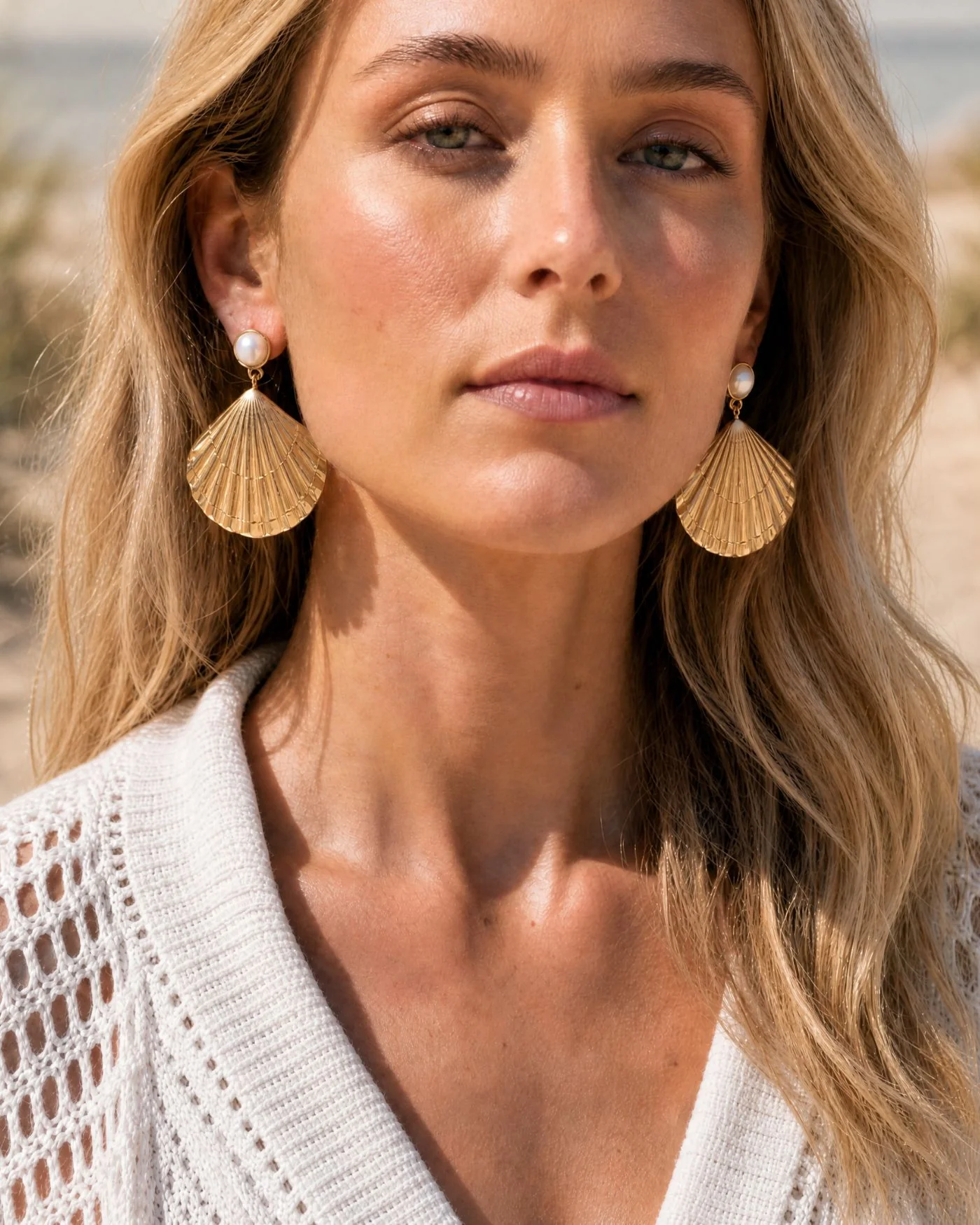 Limited Edition: Shell Yeah Statement Earrings - Image 3