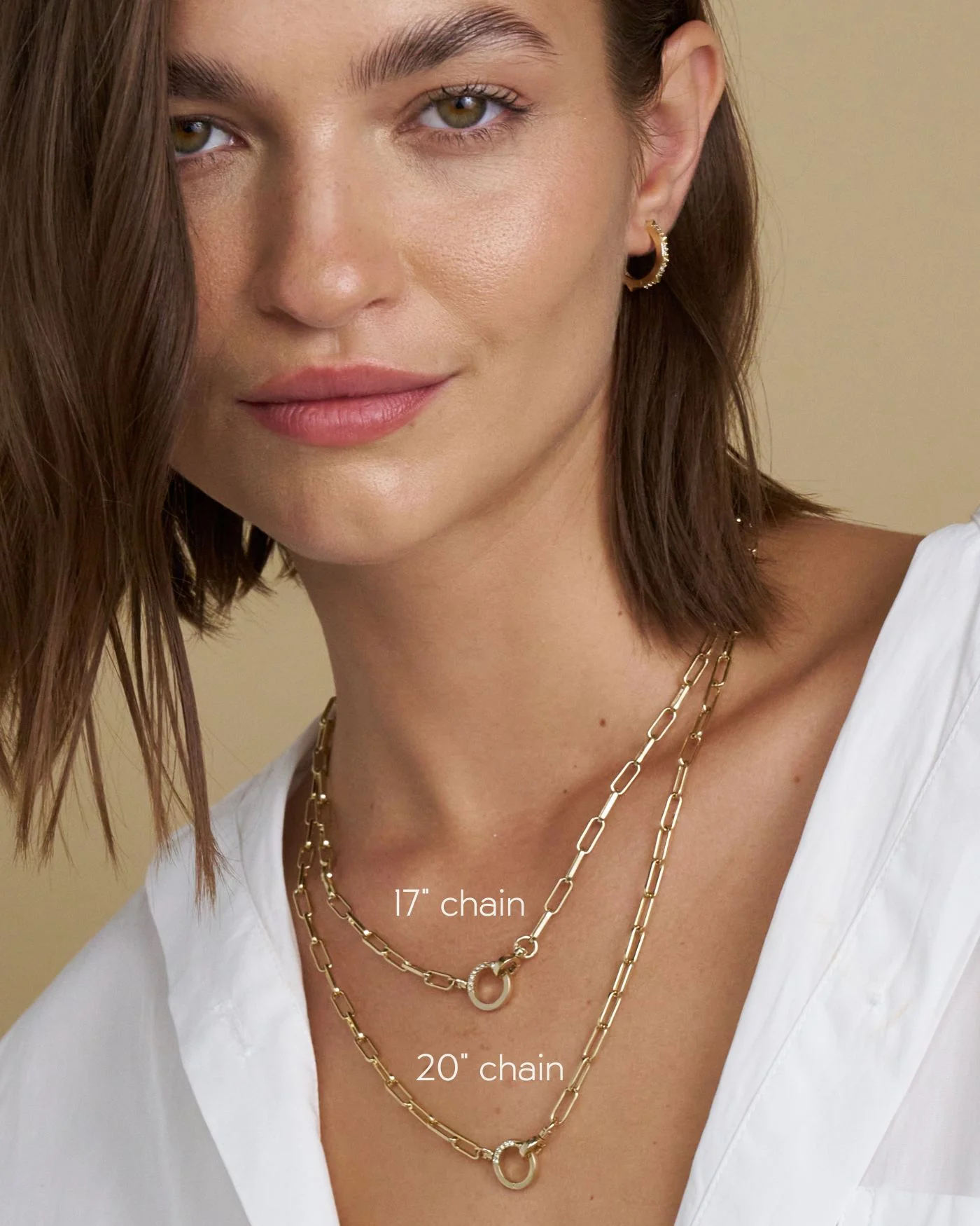 Tatum Convertible Lariat Chain Necklace - Image 4