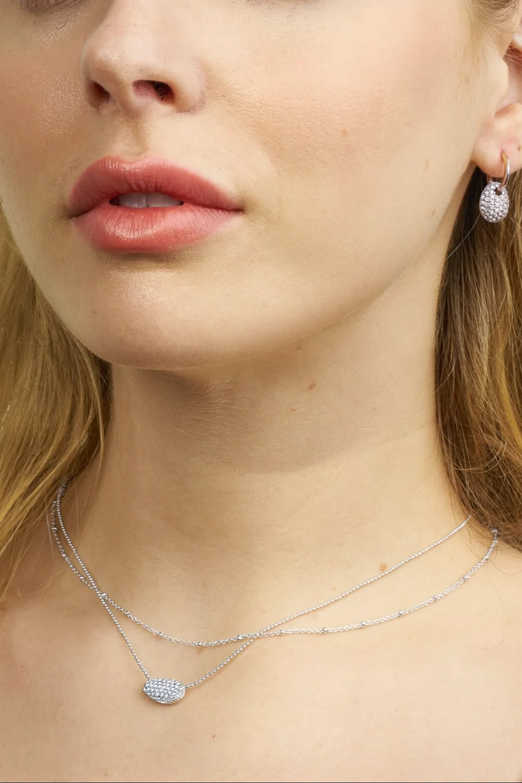 Ulani Look of Layered Necklace | Silver - Image 2